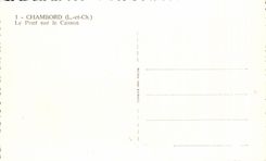 CPA Chambord Le pont sur le Casson