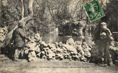 CPA Le Havre Square St Roch Bassin Des Cygnes
