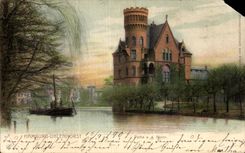 CPA Hamburg Uhlenhorst Bateau 