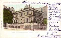 CPA Chocolat de la Coloniale Paris Maison Francois 1er cours la Reine 