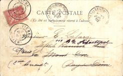 CPA Vichy Jardin de I'Hopital pendant la Musique