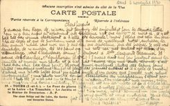 CPA Tours Le Pont de pierre et la Loire La Tranchee Le Jardin et la Statue de Descartes