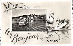 CPA Boujour Nyon Cygne Suisse