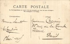 CPA Langeais Entree du Chateau Automobile Velo