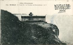 CPA St Malo Le Grand Be Le Tombeau de Chateaubriand