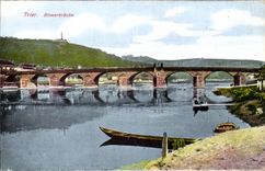 CPA Treves Le Pont des Romains Trier