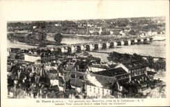 CPA Tours Vue generale Saint Cere Prise du le Cathedrale 