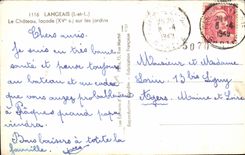 CPA Langeais Le Chateau sur les Jardins