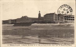 CPA Berck Plage l'Hopital de la Ville de plus beau type de sanatorium marin 
