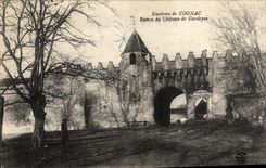 CPA Environs de Cognac Entree du Chateau de Gardepee