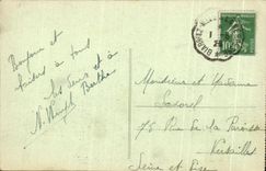 CPA Biarritz Le Rocher de la Villa Belza et la Cote des Basques