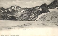 CPA Oisans Le Glacier noir