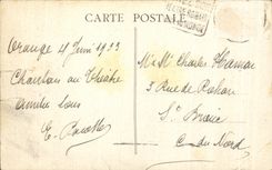 CPA La Vaucluse Illistee Orange Le theatre Antique et la ville