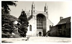 CPA Tewkesbury Abbey West Front 