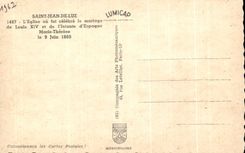 CPA Sainte Jean de Luz L'Eglise ou fut celebre le mariage de Louis XlV et de l'Infante d'Espagne Marie Therese