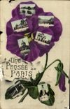 CPA Une Pensee De Paris Fantaisie 
