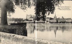 CPA Saumur Vue Generale cote Nord Ouest