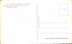 CPA La Vallee Pittoresque De la Sioule Chateau Rocher vestige du Moyen Age