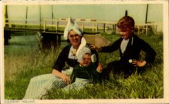 CPA VolendamHolland Folklore Costume Enfants