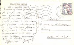 CPA Bareges Crepuscule au plateau de lumiere 