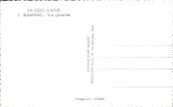 CPA La cote D'Azur St Raphael Vue generale