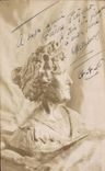 CARTE PHOTO Sculpture Piquet