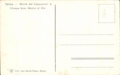 CPA Torino Monte dei Cappuccini Chiesa Gran Madre di Dio