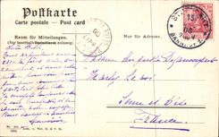 CPA Stuttgart Lusthaus Ruins in den Kgl Anlagen