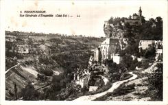 CPA Rocamadour View overall (dimension Is)