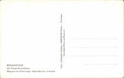 CPA Rocamadour La Vierge Miraculeuse Magasin du Peleriage Reproduction Interdite