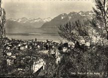 CPA Pully et les Alpes