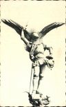 CPA Statue of St Michel (By Fremiet) Abbey of Mont Saint Michel