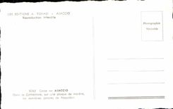 CPA Ajacio Cathedrale platea las palabras pasadas de marmol de Napoleon