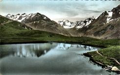 Alpine CPA Paysages Lake have Truites in High mountain