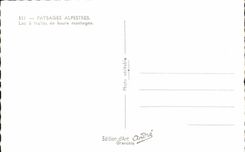 CPA Paysages Alpestres Lac a Truites en Haute montagne