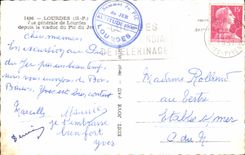 CPA Lourdes View since the viaduct of the Peak of Jer