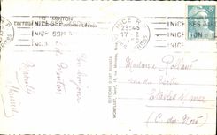 CPA Menton the festivals local costumes of art Folklore Costume