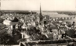 CPA Saumur vue generale prise du chateau