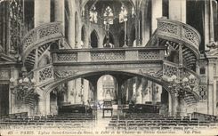 CPA holy Paris church Etienne of the mount the jube and drives out it holy Genevieve