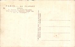 CPA the Tomb of the Unknown soldier The Unknown Warrior under the Are of Paris Triumph