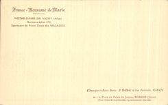 CPA Our lady Vichy to combine old church sanctuary of our lady of the patients