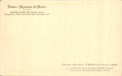 CPA Notre dame de vichy allier chapelle du saint cure d'ars 