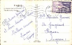 CPA Paris the house of reciprocity the mutuality house