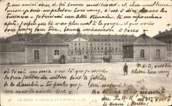 CPA the mans barracks of the artillery militaria 31eme