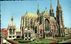 CPA Ostende Eqlise S pierre et Oostende Kerk St Petrus en Paulus