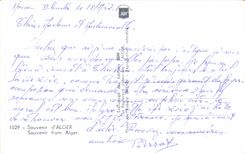 Recuerdo del recuerdo D Argel de CPA de Argel