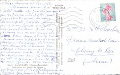 CPA Saint Lary Telpher carrier of Soum de Matte