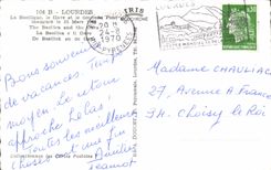 CPA Lourdes Basillque Gave and the new Bridge