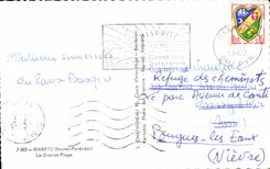 CPA Biarritz Basses Pyrenees La Grande Plage