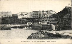 CPA Biarritz Le port des pecheurs sainte eugenie